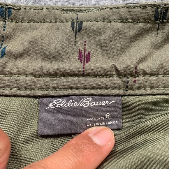 Eddie Bauer Skort Womens 8 Ivy Green Adventurer 2.0 Sport Flexion Inner Shorts - Picture 5 of 12